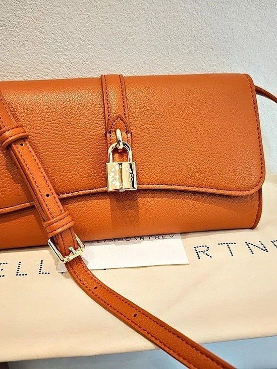 Stella McCartney Accessories - Stella McCartney Ryder Flap Crossbody Bag Orange